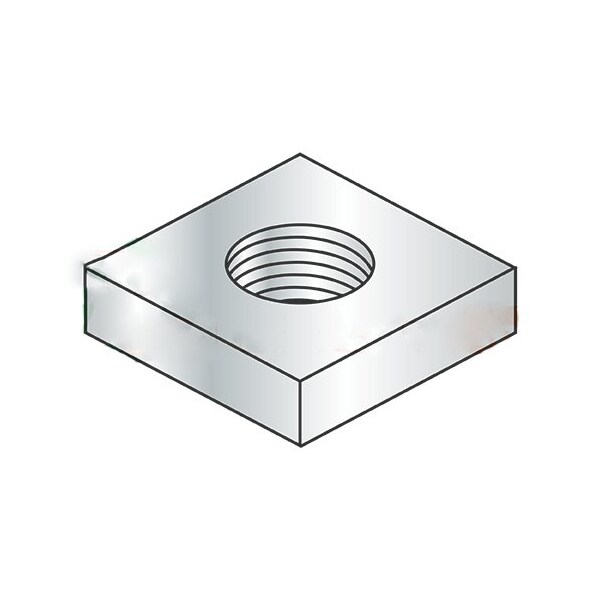 Newport Fasteners M5-0.8 Thin Square Nuts/18-8 Stainless Steel/DIN 562 , 3000PK 808966 - main